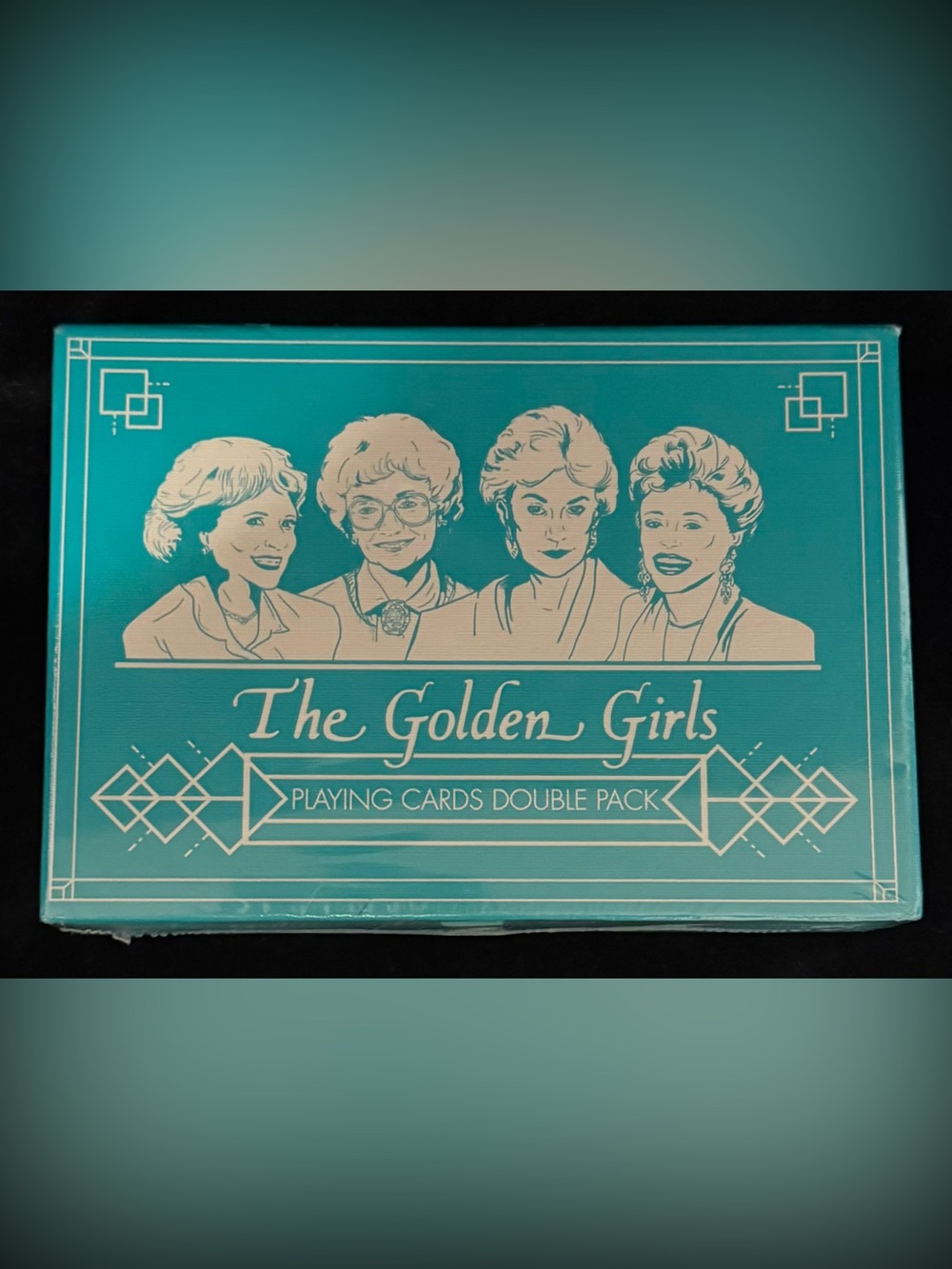 The Golden Girls Playing Cards Double Pack - Teal Design